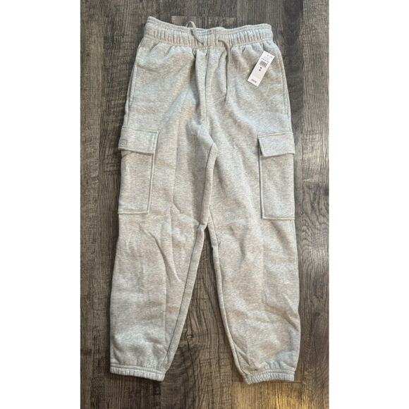 GAP Kids Soft Jogger Cargo Sweatpants (2) Pair Size M (8) Grey Ivory Girls Boys - Picture 4 of 10